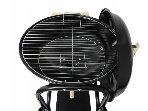 Grill WĘGLOWY na brykiet Ogrodowy zamykany POKRYWA POPIELNIK Gruba