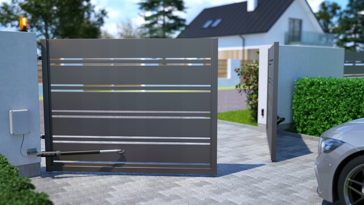 Zestaw do bramy dwuskrzydłowej FORCE SW200 2x2m 400 kg WiFI do