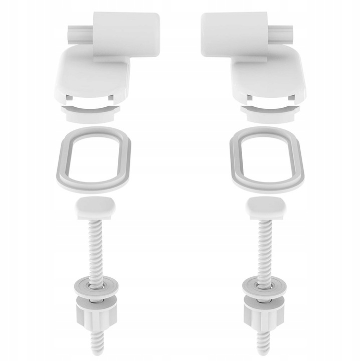 ŚRUBY DESKI SEDESOWEJ WOLNOOPADAJĄCEJ ZAWIASY