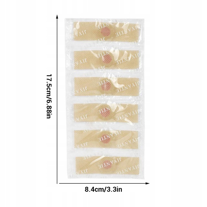 42 SZT. PLASTRY DO USUWANIA BRODAWEK ZESTAW DO BRODAWEK