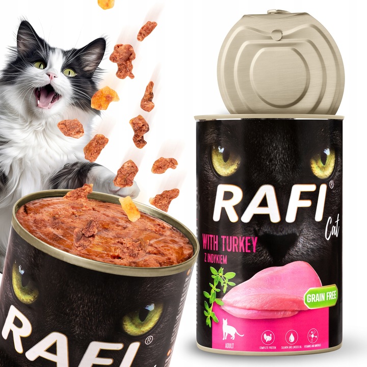 DOLINA NOTECI RAFI KOCIA KARMA DLA KOTA MOKRA PUSZKA MIX SMAKÓW