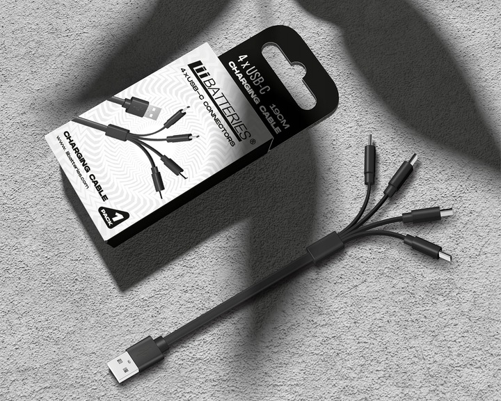 Kabel USB-C LiiBatteries 19cm Fast