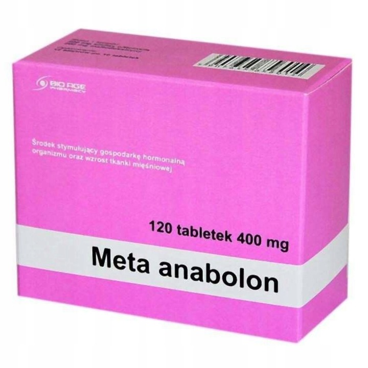 BIO AGE META ANABOLON 120t 400mg MOCNY JAK STERYDY