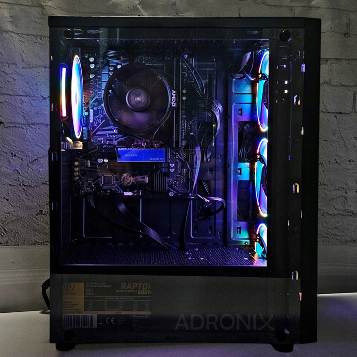 ZESTAW KOMPUTER GAMINGOWY 27"100Hz |RYZEN 5|VEGA 11|32GB|1TB| WI-FI|WIN 11