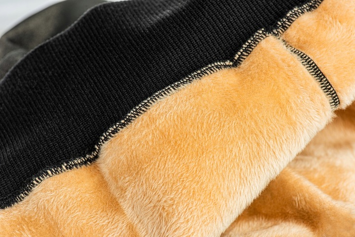 Ciepłe zimowe grube rajstopy termiczne ocieplane z futerkiem 500 den r L/XL