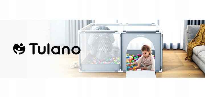 Kojec Dziecięcy Bezpieczny DLA DZIECI TULANO Cozy 20 130 x 130cm