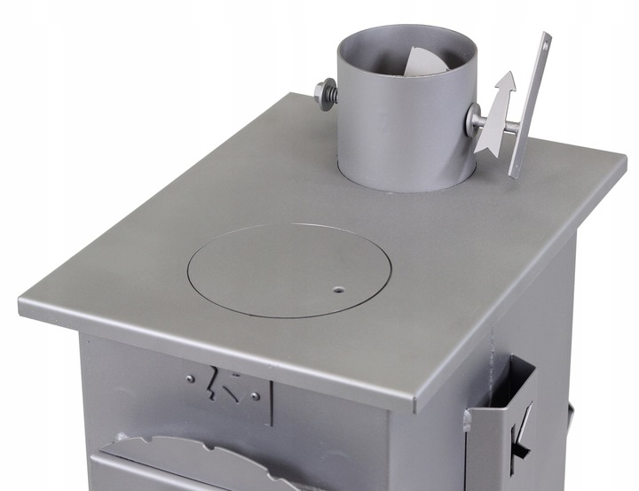 Piec koza piecyk szamotowy 17,5 cegieł stal 2 mm ATEST EKODESIGN