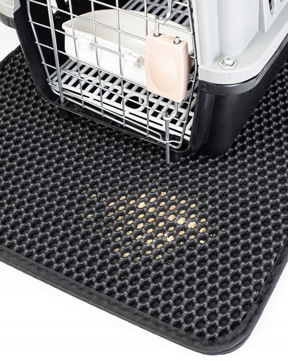 MATA POD KUWETĘ WYCIERACZKA DLA KOTA PODKŁADKA DWUWARSTWOWA DUŻA 60X45