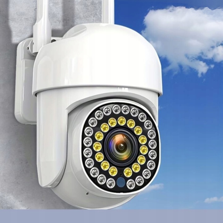 Zewnętrzna Kamera WIFI Obrotowa FULL HD Śledzenie Ruchu