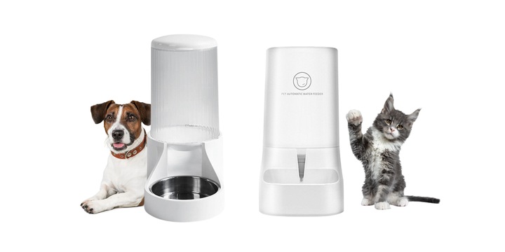 INTELIGENTNY Podajnik WODY i KARMY DOZOWNIK dla kota psa ZESTAW 22-2 miska