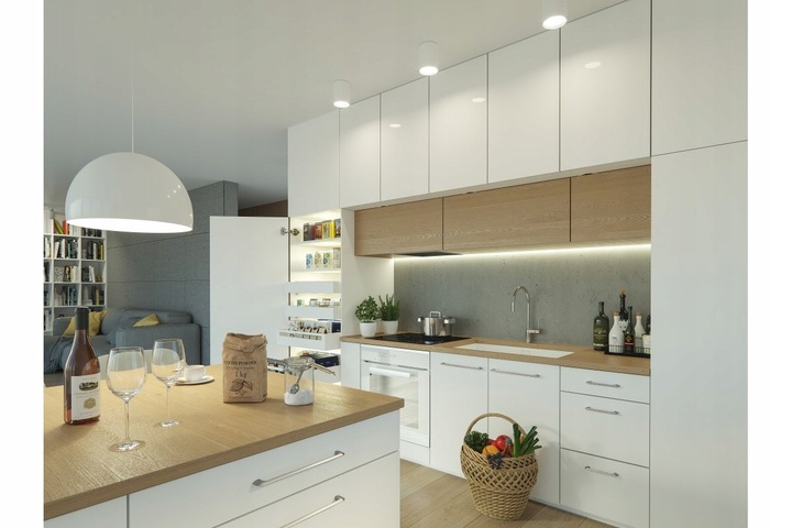 SZUFLADA GTV AXIS PRO 400C1 WYSOKA L400 H167 BIAŁA CICHY DOMYK WYSUW