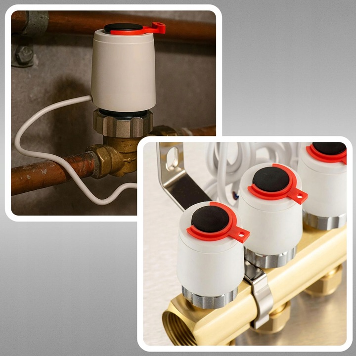 SIŁOWNIK TERMOELEKTRYCZNY DO ROZDZIELACZA ZAWORU M30 x 1.5 24V DC 2