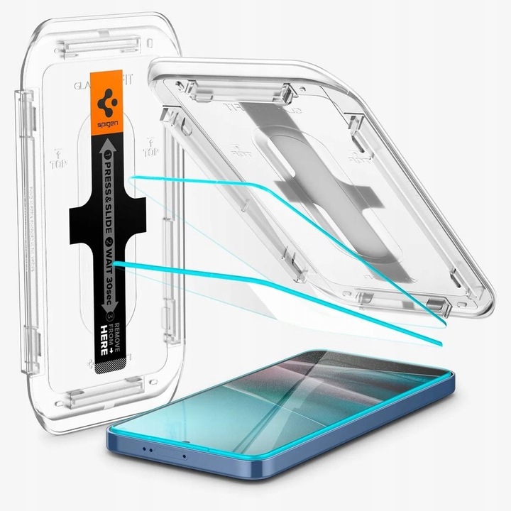 2x Szkło Hartowane Szybka SPIGEN EZ FIT +Aplikator do Samsung Galaxy S25
