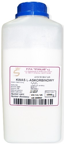 WITAMINA C 1kg KWAS L-ASKORBINOWY STANLAB CZDA