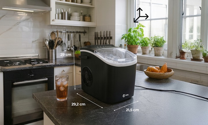 KOSTKARKA DO LODU ISAJ IC1 DOMOWA MASZYNA DO KOSTEK EKSPRESOWY LÓD