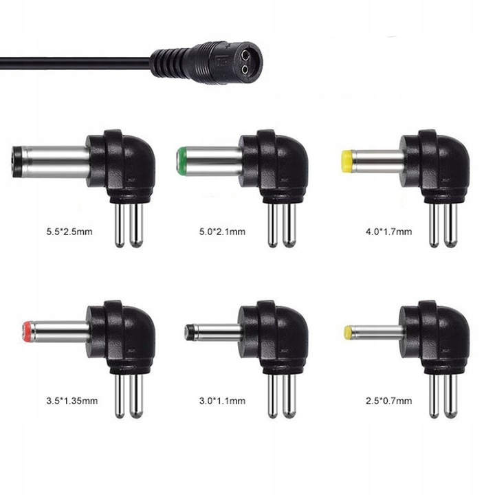 ZASILACZ UNIWERSALNY REGULOWANE NAPIĘCIE WYJŚCIOWE WYMIENNE KOŃCÓWKI