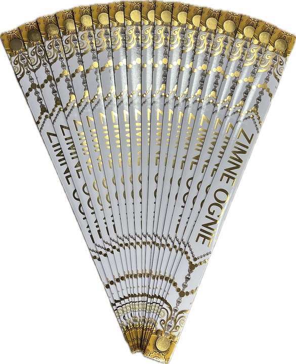 DŁUGIE ZIMNE OGNIE WERSJA WESELNA 70cm 40 sztuk