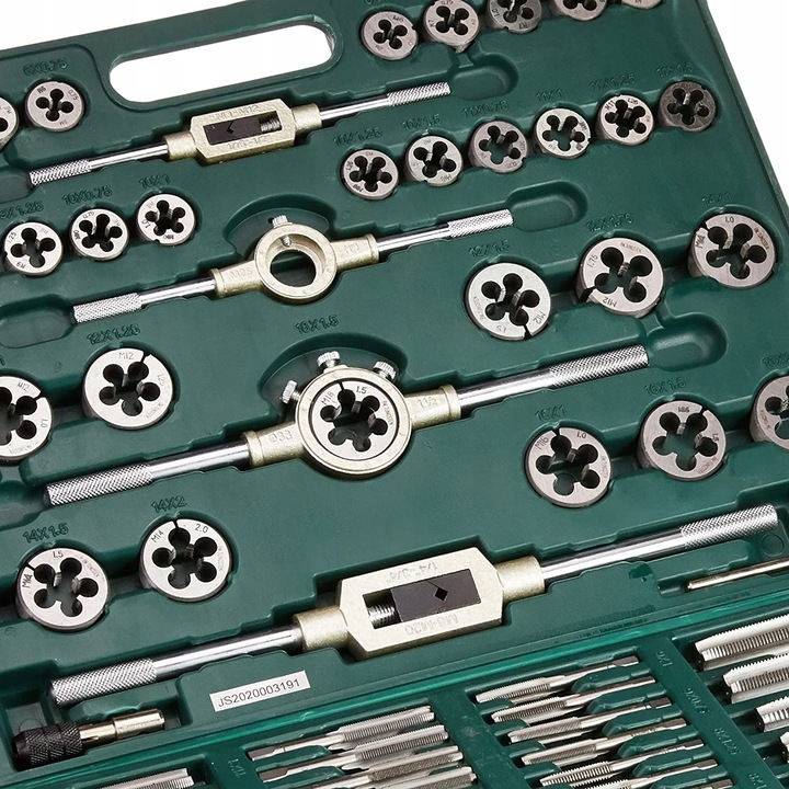 Zestaw gwintowników i narzynek metryczne M2-M18 Mannesmann 110el.