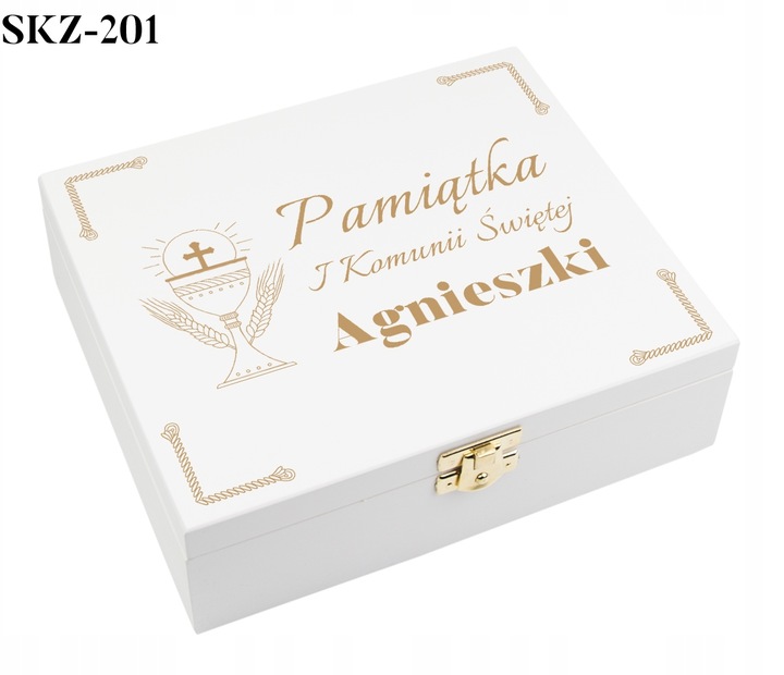 BIBLIA NA KOMUNIĘ NA CHRZEST PAMIĄTKA Z GRAWEREM