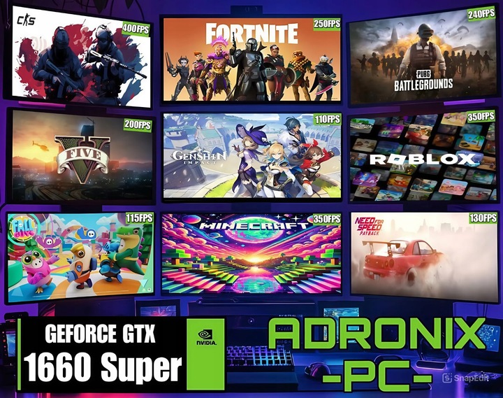 ZESTAW GAMINGOWY I7 32GB DDR4 GTX 1660S 6GB WIN11 pro