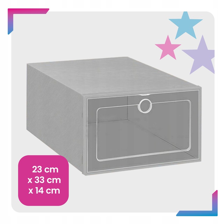 10X PUDEŁKA NA BUTY ORGANIZER PUDEŁKO SZAFKA PÓŁKA POJEMNIKI STOJAK