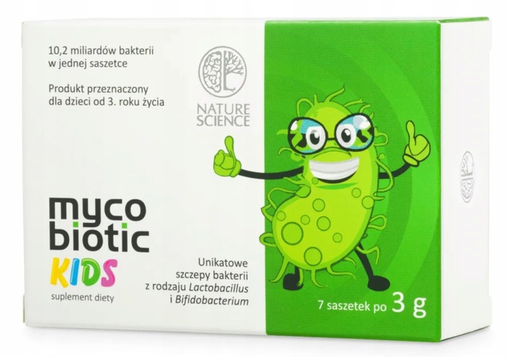 Nature Science Mycobiotic KIDS 21g Probiotyk dla Dzieci Lactobacillus 7sasz