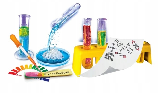 CLEMENTONI LABORATORIUM CHEMICZNE 150 doświadczeń dla dzieci +8 lat