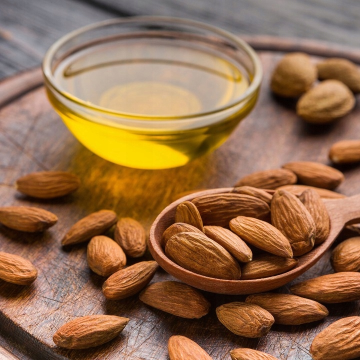 Olej ze słodkich migdałów 500ml i Olej rycynowy 500ml zestaw z pompkami