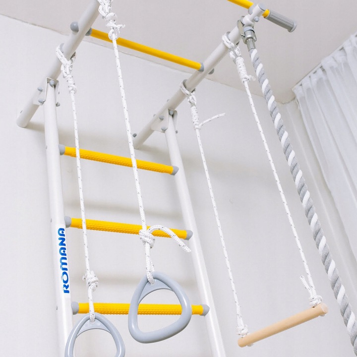 Drabinka gimnastyczna Next 6 z drążkiem