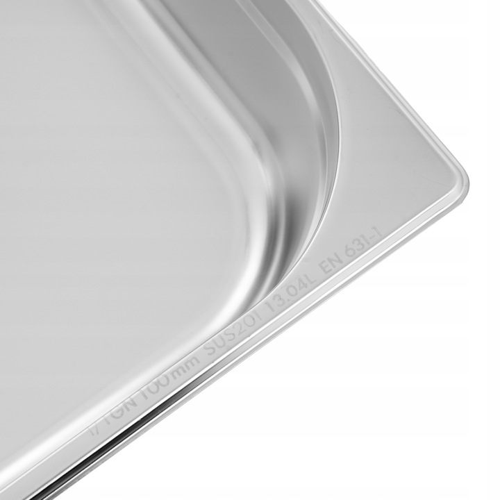 POJEMNIK GASTRONOMICZNY GN 1/1 100 mm STAL NIERDZEWNA 13 L MJUSK