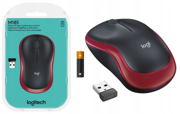 Myszka bezprzewodowa Logitech sensor optyczny
