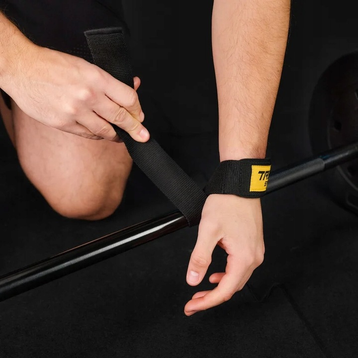 Zestaw 3w1 pianka osłona ochraniacz na sztangę gryf pasy zaciski Trex