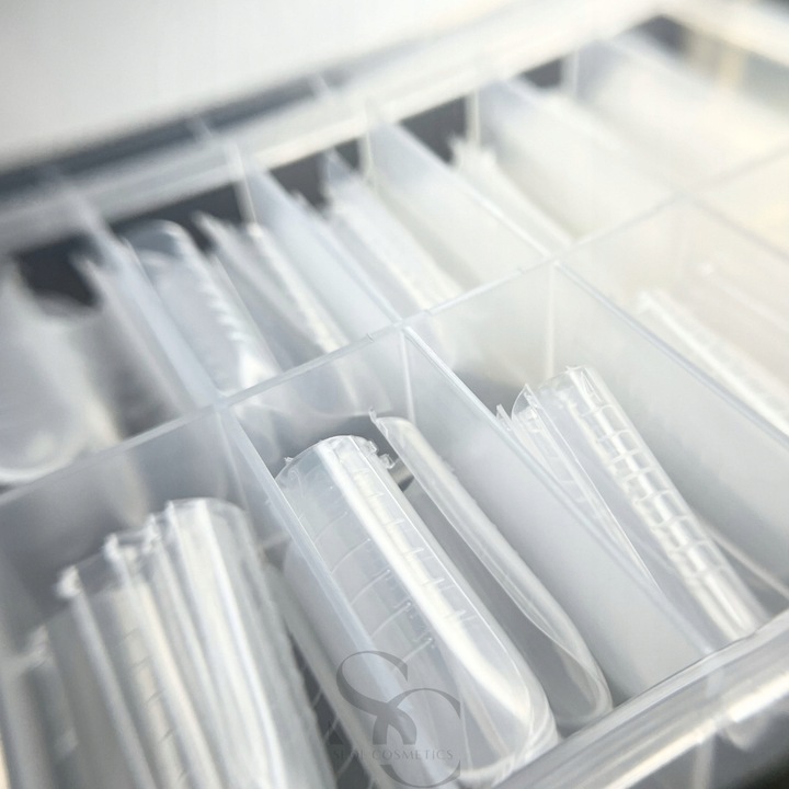 Claresa Stylistic Górne Formy do akrylożelu dual form Kwadrat 120szt Square