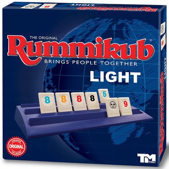 GRA RUMMIKUB LIGHT towarzyska gra logiczna