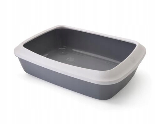 KUWETA DUŻA TOALETA DLA KOTA Z RAMKĄ OTWARTA SAVIC 50 x 37cm