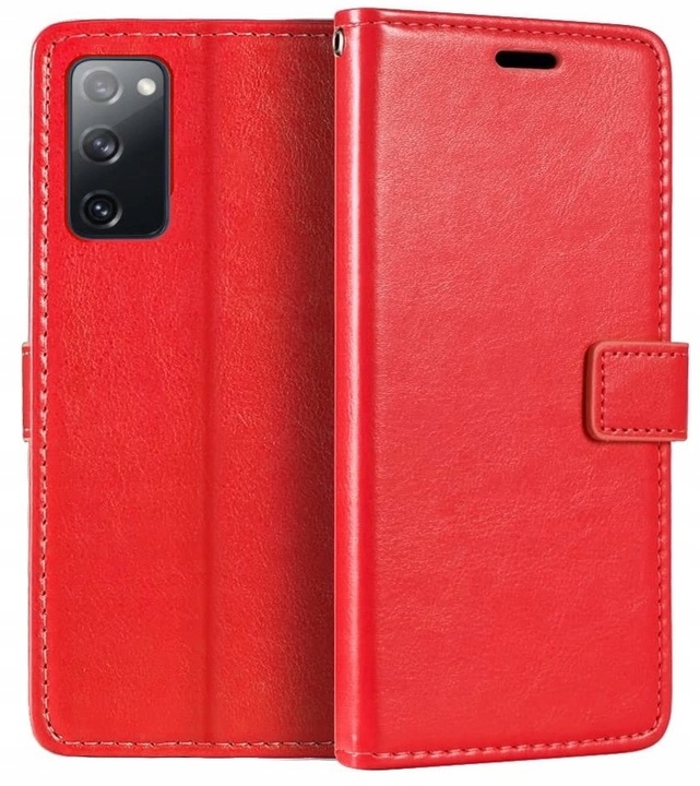 Etui Portfel Skórzany do SAMSUNG GALAXY S20 FE / S20 FE 5G +Szkło Hartowane