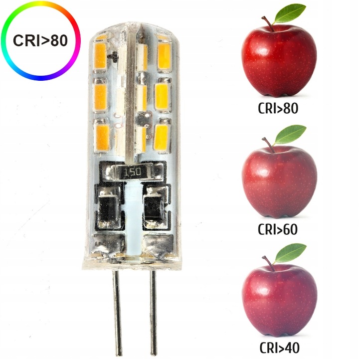 10x Żarówka LED KAPSUŁKA MINI G4 2W = 20W 3000K CIEPŁA BARWA 12V LUMILED
