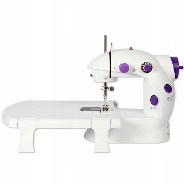 Mini maszyna do szycia dla dzieci nić igła akcesoria + stolik pedał