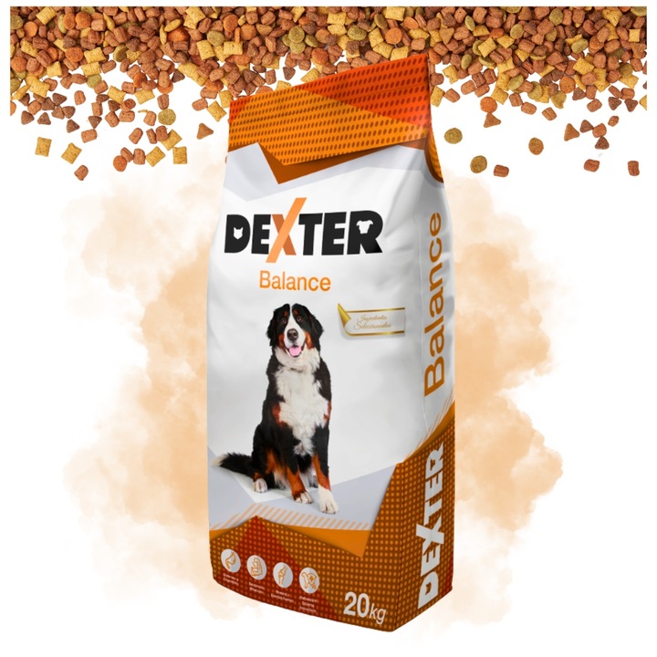 Karma Sucha Dexter Balance Dla Psa Z Witaminami Duże Rasy 20kg Owczarek