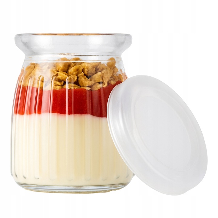 20x POJEMNIKI SŁOIKI NA DESERY 150ml SŁOIK PRĄZKI Na Deserki Do Deserów