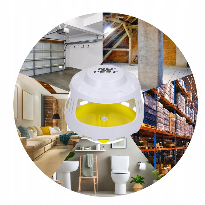 PUŁAPKA LEPOWA LEP LAMPA NA PLUSKWY PCHŁY KOMARY MUCHY CHRZĄSZCZE MOLE