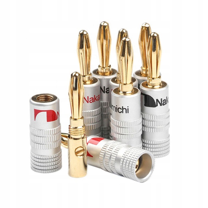 WTYK GŁOŚNIKOWY BANAN BANANOWY DO GŁOŚNIKÓW NAKAMICHI A02 TYP SPRĘŻYNA