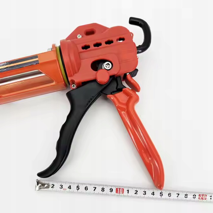 PISTOLET do silikonów klejów kartuszy gęstych wyciskacz Anti-Drip 360°
