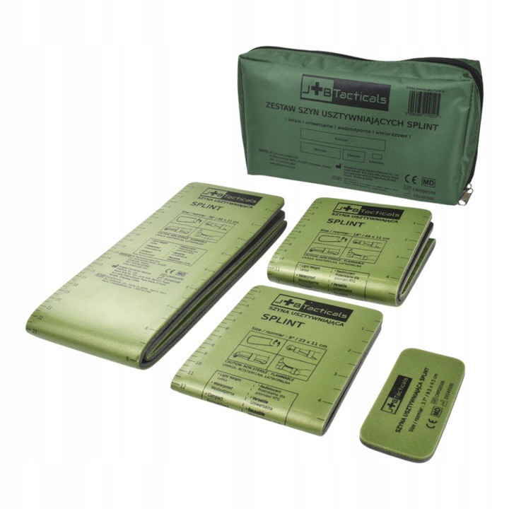Zestaw 4 szyn unieruchamiających SPLINT 92 / 46 / 23/ 9,5 cm + TORBA