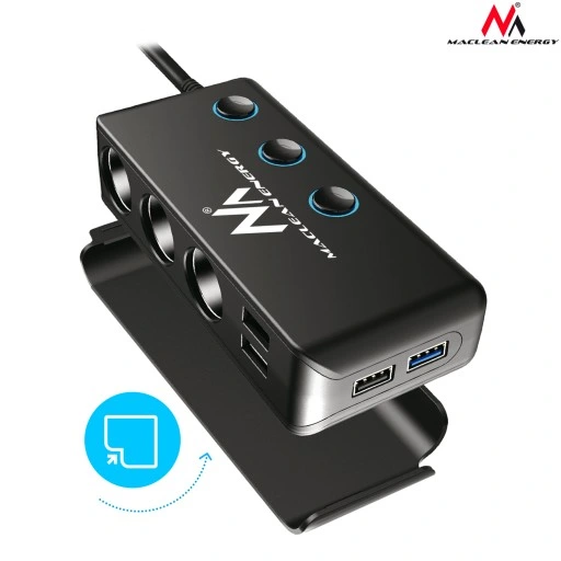 ROZDZIELACZ GNIAZDA ZAPALNICZKI 12-24V 4xUSB PD QC