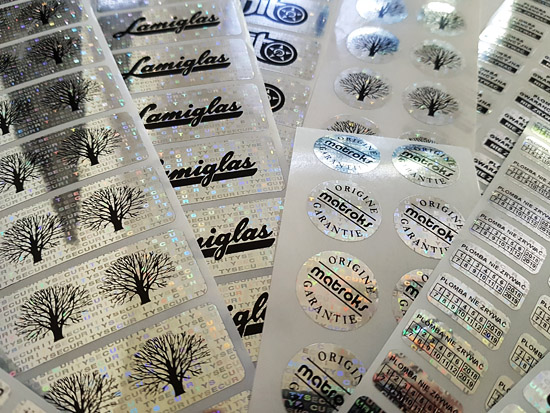 NH-210 - 20x10mm HOLOGRAM PLOMBA SECURITY VOID