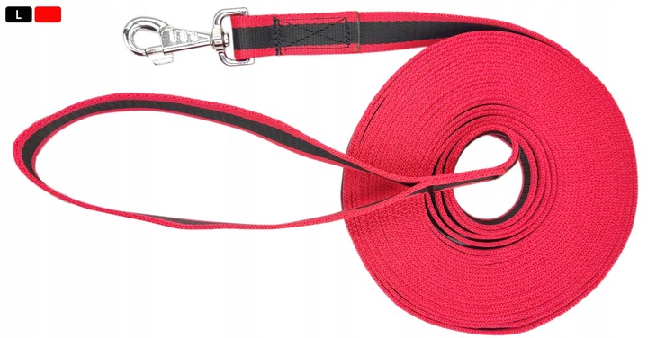 LONŻA do pracy z koniem 10 metrów czarna DEER PET EXTRA CENA