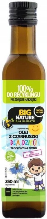 Olej z czarnuszki Big Nature + Multiwitamina Miodziś DLA DZIECI Sadowskich