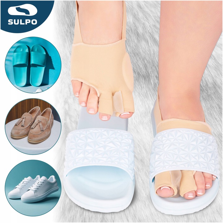 OPASKA SEPARATOR na dużego palca żelowy KLIN OSŁONA haluksy pasek na piętę