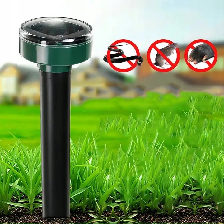 4x MOCNY ODSTRASZACZ KRETÓW SOLARNY NA KRETY NORNICE MYSZY GRYZONI XXL